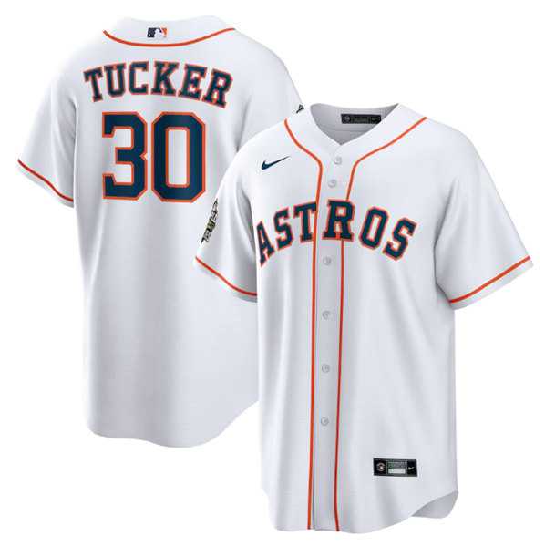 Men's Houston Astros #30 Kyle Tucker White 2022 World Series Home Stitched Baseball Jersey,We sell and wholesale Men's Houston Astros #30 Kyle Tucker White 2022 World Series Home Stitched Baseball Jersey on line form chian!